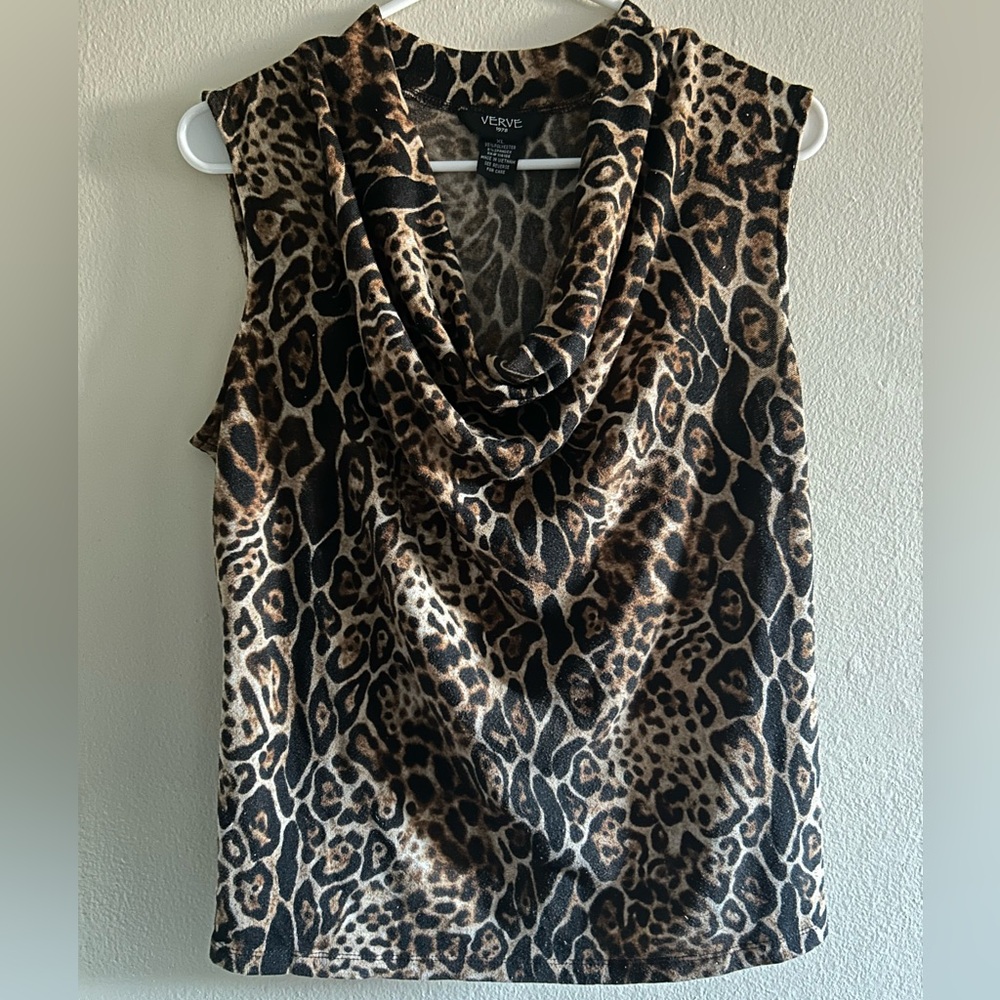 Leopard print blouse